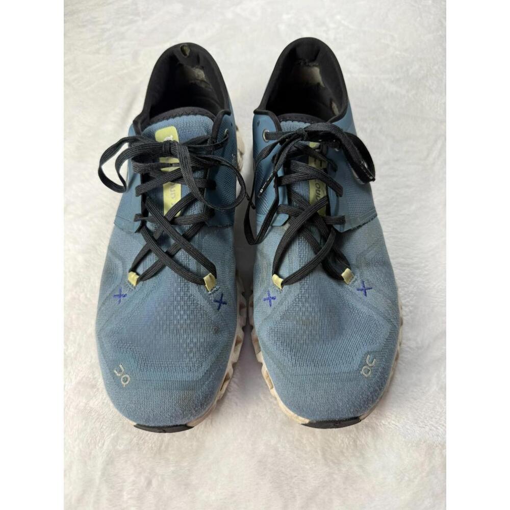 On Running Cloud X 3 Pewter White Mens Size 9 Athletic Training Shoes 60.98255 - Picture 3 of 9